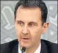  ?? REUTERS FILE ?? Bashar alAssad.