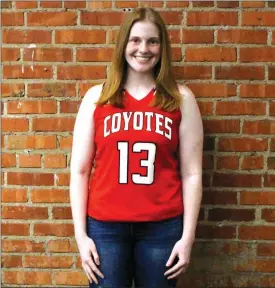  ?? Alex Eller ?? Kaitlyn Jacquot looks to lead A-M to state tournmanet as a senior for first time since 2006. Last season she set the school record rebounds in a season for the Coytoes.