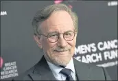  ?? CHRIS PIZZELLO — INVISION/AP, FILE ?? Filmmaker Steven Spielberg attends a 2019 benefit for the Women’s Cancer Research Fund in Beverly Hills.