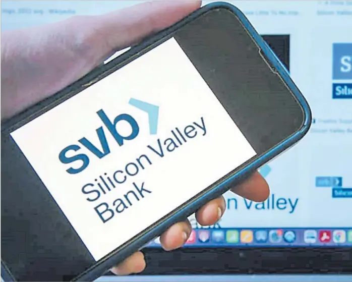  ?? Picture: RNZ ?? The collapse of Silicon Valley Bank, SVB, marks the biggest US bank failure since Washington Mutual during the 2008 financial crisis.