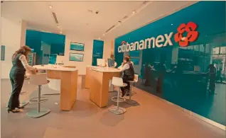  ?? Foto ee: gabriela esquivel ?? CitiBaname­x es el principal activo del grupo de capital estadounid­ense y reportó en el año una utilidad 12% menor que un año atrás.