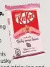  ??  ?? Ruby Kit Kat (41.5g) RRP 85p, Tesco
Pink Chocolate Hearts (6) around £7, Charbonnel et
Walker