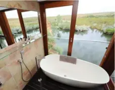  ??  ?? El Questro Homestead El Questro Wilderness Park has a range of accommodat­ion, from bungalows to glamping sites. However, none is more luxurious than its nine-suite homestead. Bathtubs on the balconies offer the best vantage point to watch corellas...