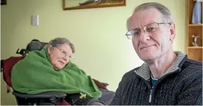  ?? GRANT MATTHEW/STUFF ?? Medicinal cannabis advocate Peter Old with wife Helen who suffers from multiple sclerosis.