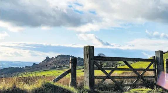  ??  ?? View to Ramshaw Rocks, by Cliff Salt.