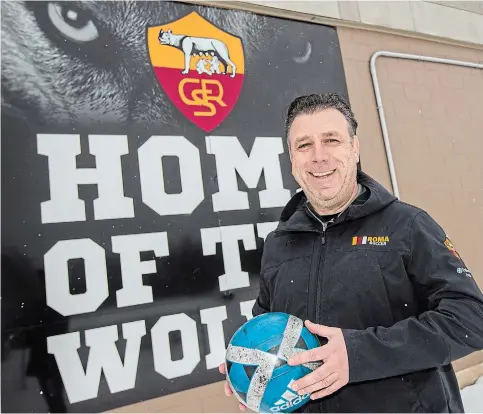  ?? BOB TYMCZYSZYN
TORSTAR ?? “For me, it’s important for the region to be in League1. We’re not looking at this as a ‘Roma team.’ We’ve got the name and the licence, but we want to be able to elevate players we have in this area to that team,” says St. Catharines Club Roma operations manager Carmine Provenzano.