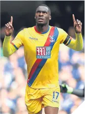  ??  ?? ■ Christian Benteke celebrates.