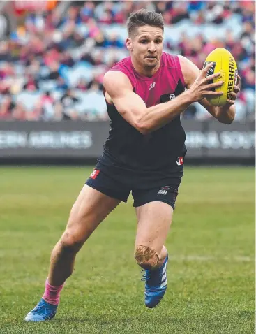  ?? Picture: AAP ?? HOT PROPERTY: Demon Jesse Hogan is caught up in a trade tussle with the Dockers.