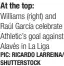  ?? PIC: RICARDO LARREINA/ SHUTTERSTO­CK ?? At the top:
Williams (right) and Raúl García celebrate Athletic’s goal against Alavés in La Liga