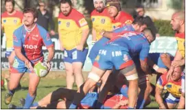  ?? (Photo A. B.) ?? Avec une défense resserrée, La Seyne pouvait revenir avec la victoire.