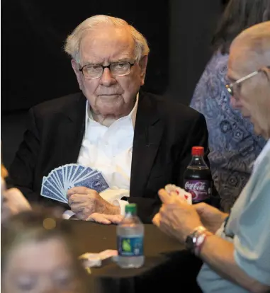  ??  ?? Legendary investor Warren Buffett believes buying below-value stock can be the ‘best use of cash’