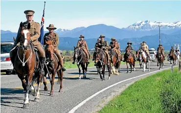  ??  ?? The Long Road Home fundraiser began at St Arnaud on Saturday and will follow a 110 km road to Hanmer Springs. The trek will highlight the plight of those with post traumatic stress injury.