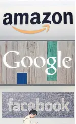  ?? THE ASSOCIATED PRESS FILE PHOTOS ?? Amazon is currently the third most highly valued company in the world, behind only Microsoft and Apple. Add in Google’s parent Alphabet Inc. and Facebook, and you have platforms generating more than $460 billion (U.S.) in combined annual revenue.