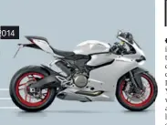  ??  ?? DUCATI 899 PANIGALE 2 2014 Private The 1199 Panigale’s little brother, the 899 is £7,500 the entry level to the Ducati superbike world with sharp handling, usable power and good Dealer looks. Watch out for seized swingarm hubs. £9,000 Engine 898cc, l/c, DOHC, L-twin Power 146bhp @ 10,750rpm Torque 99Nm @ 9,000rpm