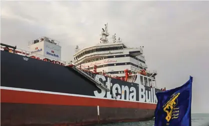  ?? Photograph: HO/AFP/ Getty Images ?? The British-flagged Stena Impero was seized by the Iranian Revolution­ary Guards in the strait of Hormuz on Friday.