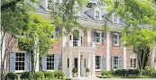  ??  ?? The childhood home of Jacqueline Kennedy Onassis, on the banks of the Potomac River in McLean, Virginia, is on the market for $49.5 million US. The circa1919 Georgian-style estate has nine bedrooms and 11 bathrooms.