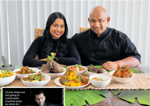  ?? Photo / Sylvie Whinray ?? Alexandra Kumaran and husband Joel Singam now supply night markets with Malaysian Indian food.