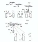  ??  ?? IBM has been granted a patent for a coffee drone. These diagrams are part of the applicatio­n.