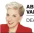  ?? ABIGAIL VAN BUREN
DEAR ABBY ??