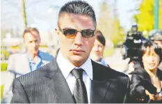  ?? SAM LEUNG, POSTMEDIA FILES ?? Gangster Jarrod Bacon is set to leave prison for the third time on a statutory release.