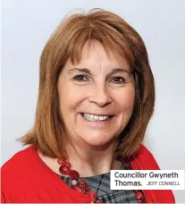  ?? JEFF CONNELL ?? Councillor Gwyneth Thomas.