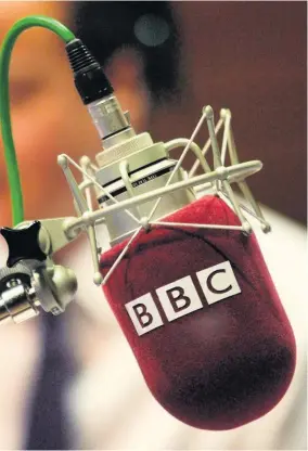  ??  ?? > Just 1.9 per cent of the Beeb’s budget is spent in the Midlands and East