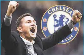  ??  ?? Frank Lampard to boost Chelsea’s firing power in the summer transfer window