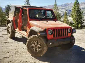  ?? Derek McNaughtoN/DriviNg ?? The hardy Jeep Wrangler Rubicon