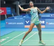  ?? AFP ?? PV Sindhu’s straight games loss to Nozomi Okuhara in the Thailand Open was her third finals defeat in 2018.