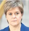  ??  ?? ■
Nicola Sturgeon.