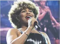  ?? JASON RANSOM / POSTMEDIA NEWS FILES ?? Tina Turner is among 16 nominees to the Rock & Roll
Hall of Fame, with fan voting ending on April 30.