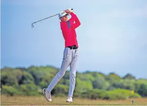  ?? ?? Impressive Lewis Seath, a Muckhart Golf Club member, won the Junior Tour Scotland event at Fortrose and Rosemarkie. Photo: Martin Cairns