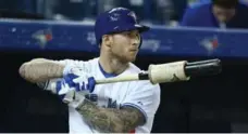  ?? RENE JOHNSTON/TORONTO STAR ?? Jays third baseman Brett Lawrie saw his power numbers nosedive this season but thinks he made “good strides” in his approach at the plate.
