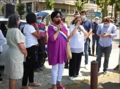  ??  ?? Christine Bonfanti-Dossat, sénatrice de Lot-et-Garonne est venue apporter un soutien précieux à l’associatio­n FFOC, à l’instar d’Annie Gourgues et de Muriel Boulmier