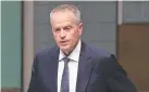  ??  ?? WORRYING: Opposition Leader Bill Shorten during Question Time.