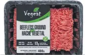  ??  ?? Le haché végétal de Vegeat Foods devrait être sur les tablettes de certaines épiceries dès le mois de mai.