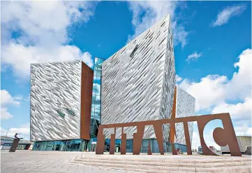  ??  ?? Titanic Belfast has attracted more than three million visitors since it opened in 2012