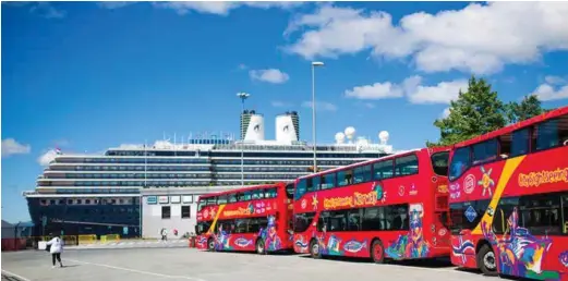  ?? ARKIVFOTO: BÅRD BØE ?? KNEKKER OSS: Cruiseturi­stene blir yngre, sprekere og har gjerne med seg barna på tur. Men er vi er gode nok til å utvikle aktivitete­r som ikke innebaerer at bussene tar knekken på gatene, plassene og attraksjon­ene våre, spør innsender.