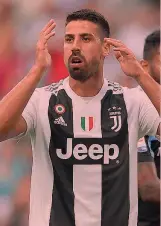  ?? LAPRESSE ?? e il tedesco Sami Khedira, 31 anni