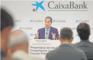  ?? ?? Gonzalo Gortázar, consejero delegado de Caixabank // EFE