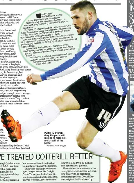  ?? PICTURE: Action Images ?? POINT TO PROVE: Gary Hooper is still looking to make his mark south of the border