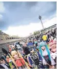  ?? RP-FOTO: ENDERMANN ?? Gerne versammeln sich Cosplayer beim Japan-Tag.