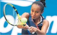  ?? AL BELLO GETTY IMAGES ?? Nineteen-year-old Leylah Fernandez from Laval, Que., beat her second top-five opponent at this year’s U.S. Open — No. 5 Elina Svitolina — on Tuesday to reach the semifinals.