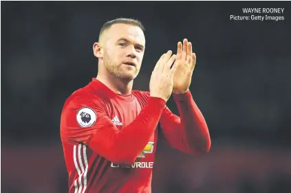  ?? WAYNE ROONEY Picture: Getty Images ??