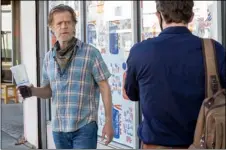  ?? PAUL SARKIS/SHOWTIME VIA AP ?? William H. Macy portrays Frank Gallagher in a scene from “Shameless.”