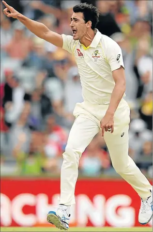  ?? Picture: GETTY IMAGES ?? BACK TO FIRE IT UP: Fast bowler Mitchell Starc is back to boost Australia in the Ashes finale today at the Sydney Cricket Ground after recovering from injury that kept him out of the drawn fourth Test in Melbourne. Starc is the leading wicket-taker in...