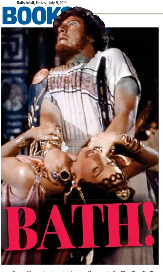  ?? Picture: COLLECTION CHRISTOPHE­L / MGM ?? Infamy: Peter Ustinov and Patricia Laffan portray Romans in the 1951 film Quo Vadis