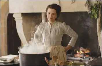  ?? ASSOCIATED PRESS ?? This image released by IFC Films shows Juliette Binoche in a scene from “The Taste of Things.”