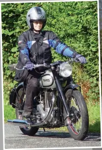  ??  ?? Same bike, maybe a decade apart. Hers and his…