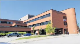  ?? ?? St. Martha’s Regional Hospital in Antigonish. A hospital employee has been fired for inappropri­ately accessing patients’ personal health informatio­n, Nova Scotia Health announced Friday.